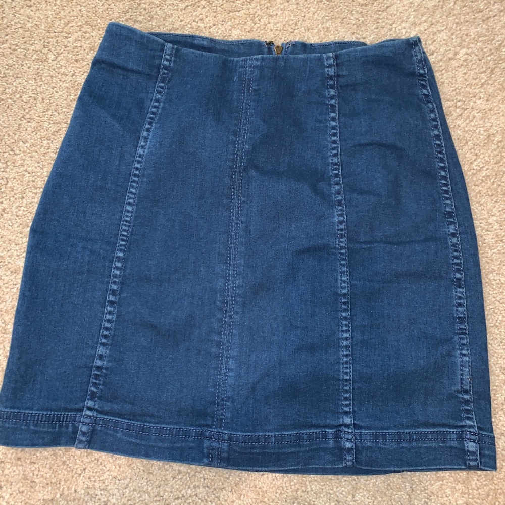 Free people Jean Skirt